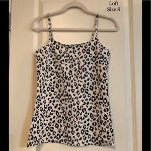 Loft Leopard print tank size S
